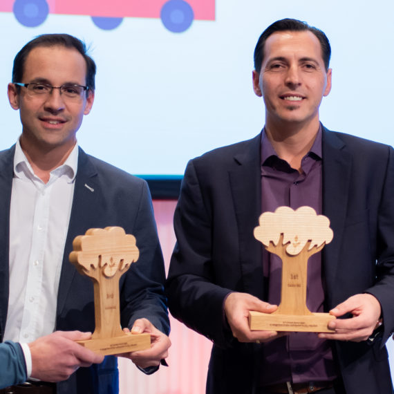 Vertreter der Firma Codec, die den diesjährigen IoT Climate Award gewonnen haben.