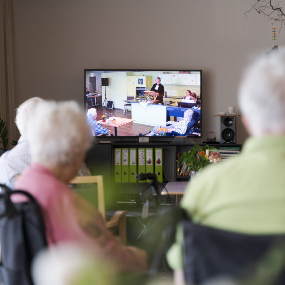 Une solution TV en maison de retraite