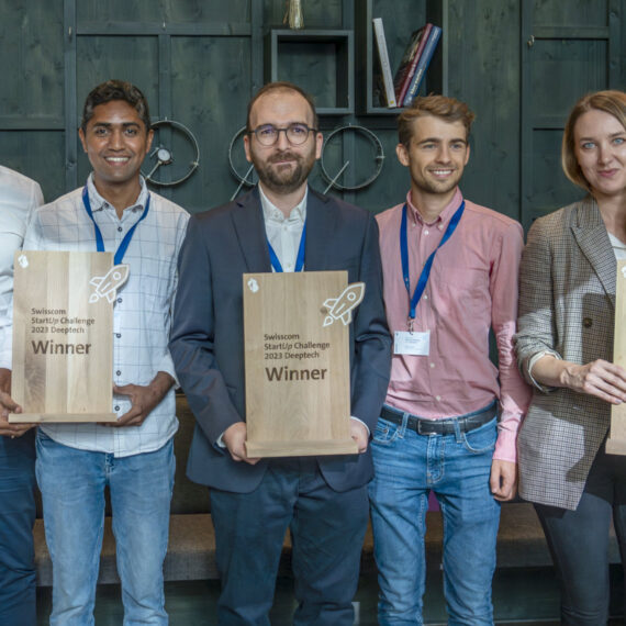 The winners of the StartUp Challenge 2023