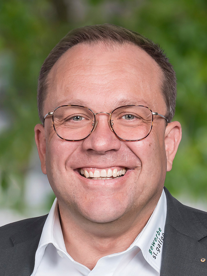 Felix Keller, Leiter der Geschäftsstelle der Gewerbeverbände St. Gallen