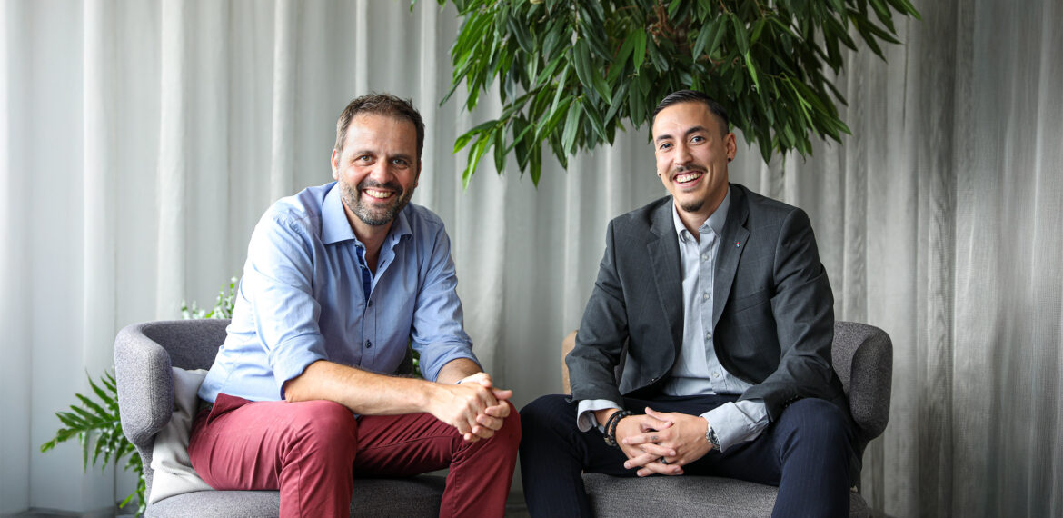 KMU m&uuml;ssen IT-Sicherheit mit ZTNA neu denken: Michael M&auml;der und Julien Gu&eacute;ron im Gespr&auml;ch.